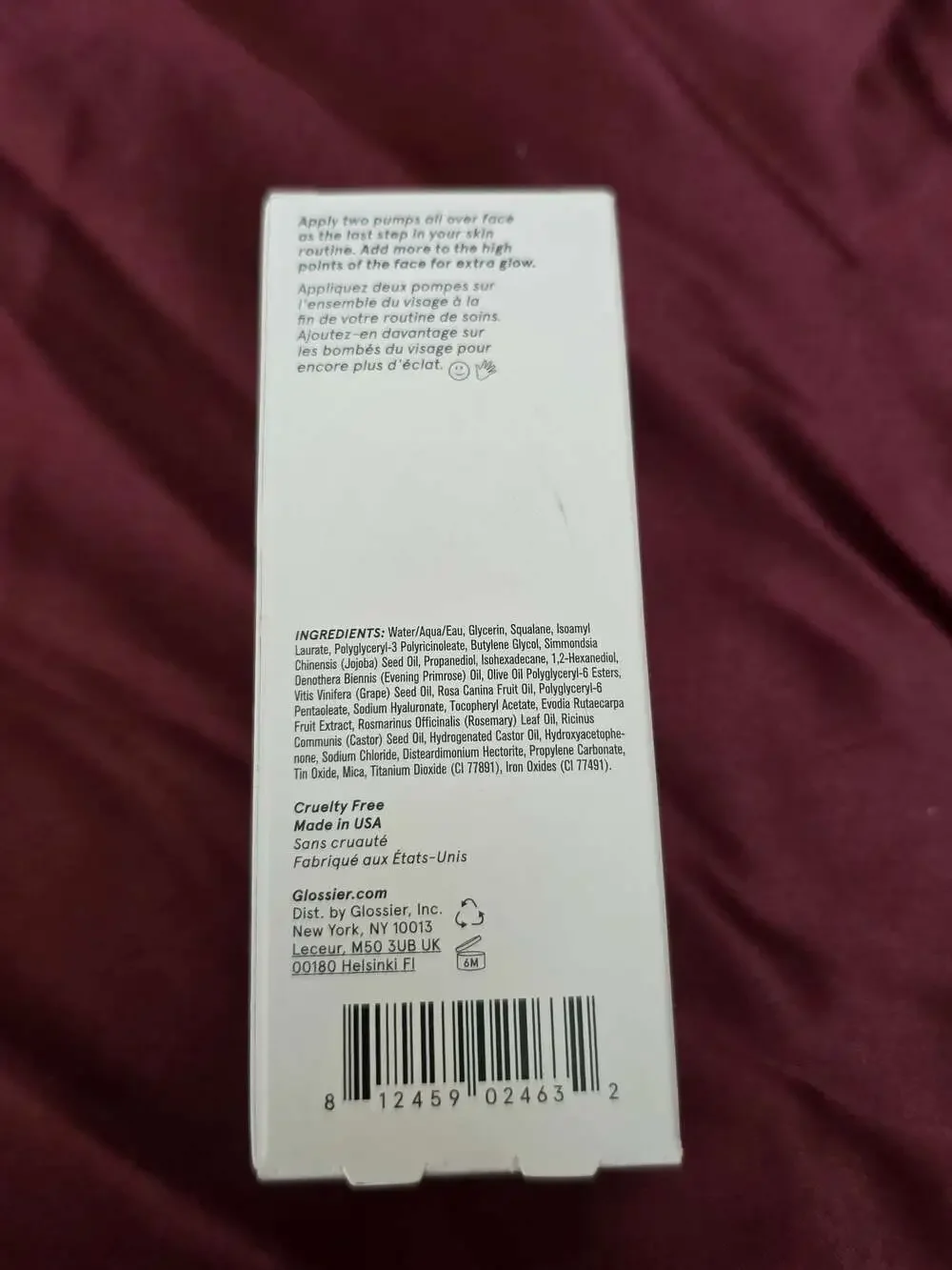 Glossier Futuredew Oil Serum Hybrid New